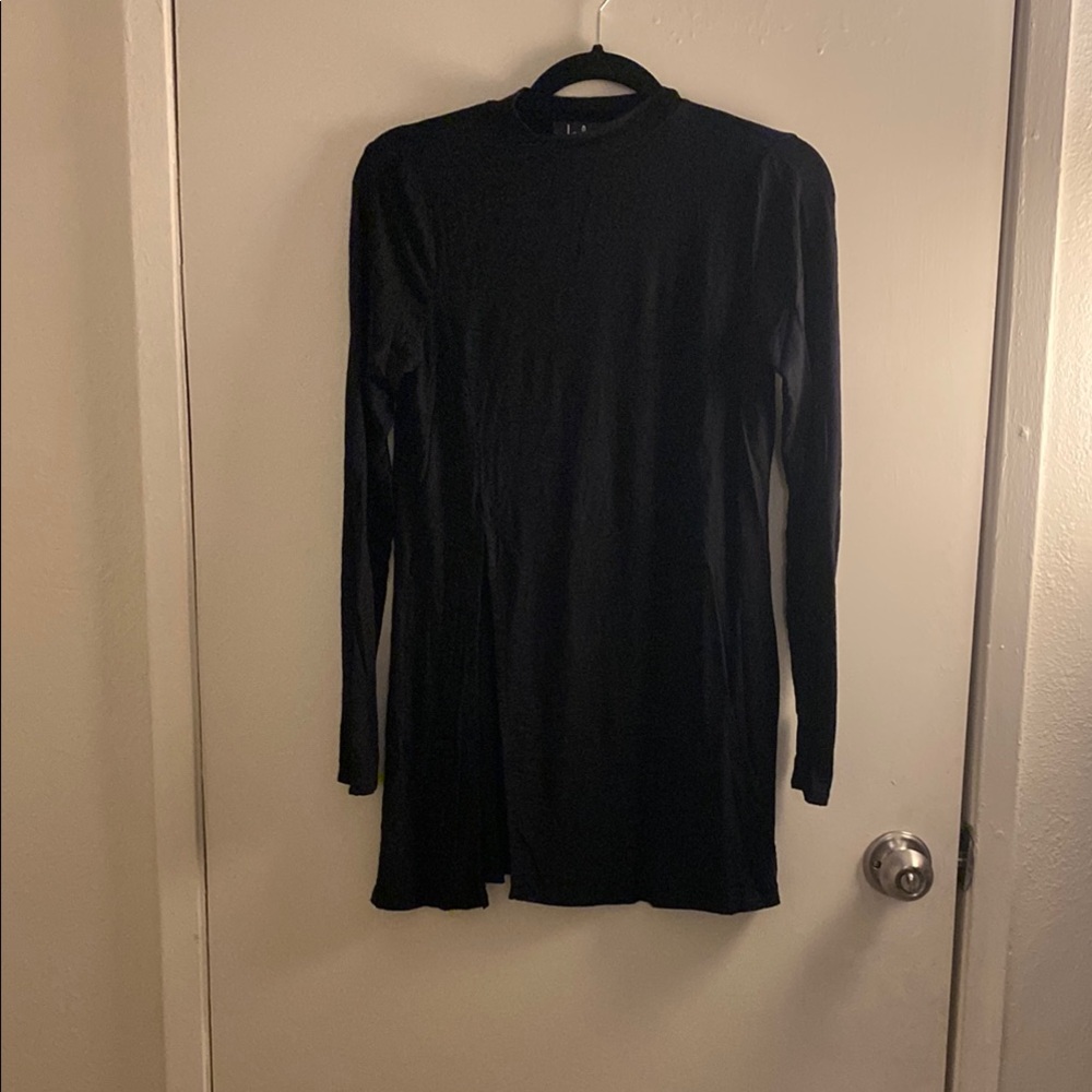 Black Long Sleeve long shirt